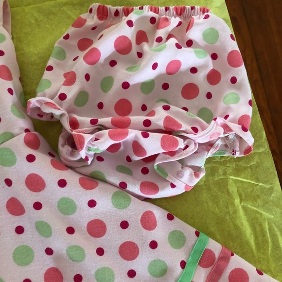 Adorable pink polka dot toddler dress - Picture 2 of 6